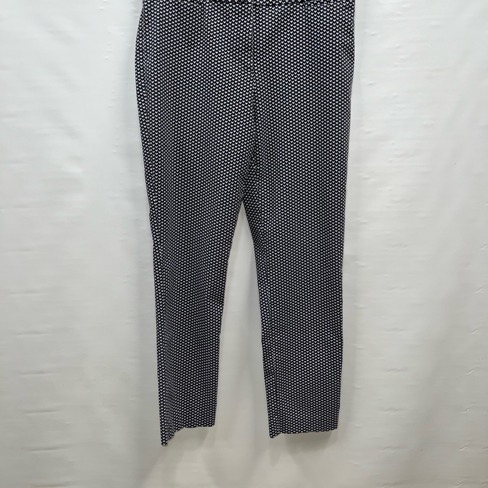 Karri Blue Pants Women’s Sz 10 Multicolor Rayon Blend Stretch Coin Pocket